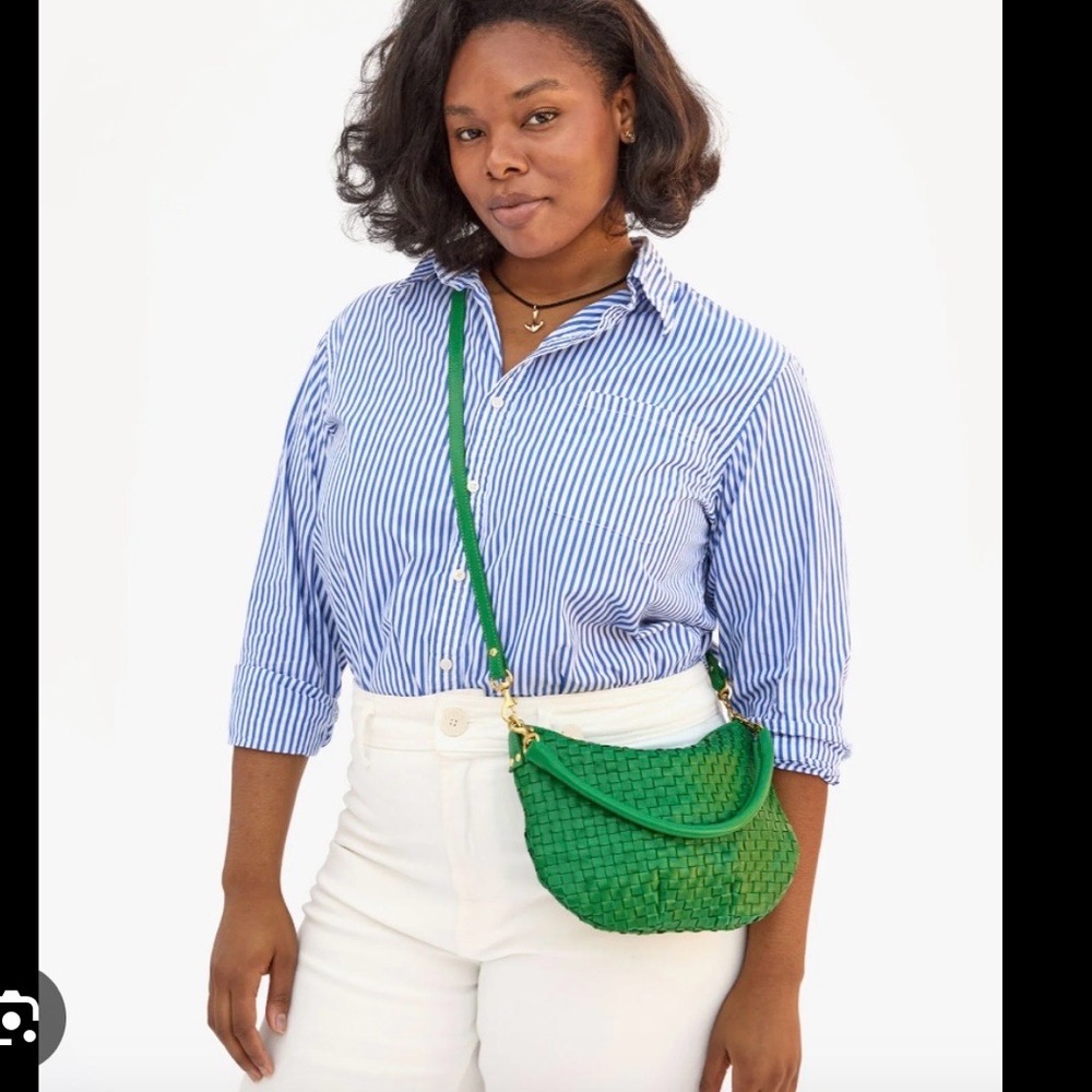 Green Woven Shoulder Bag - Stylish Everyday Carry - Picture 9 of 11